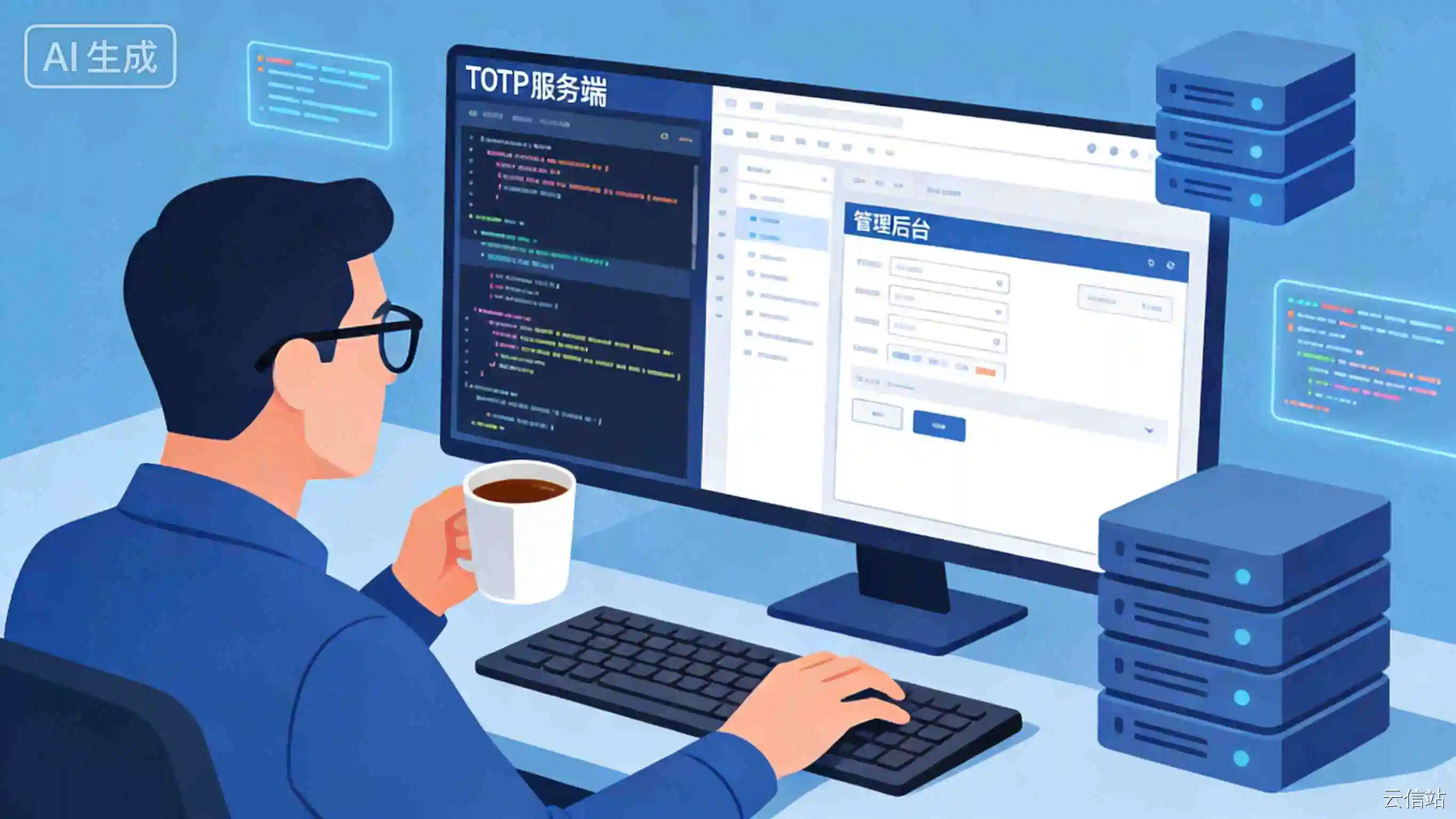 Agent 开始开发 TOTP 服务端和管理后台