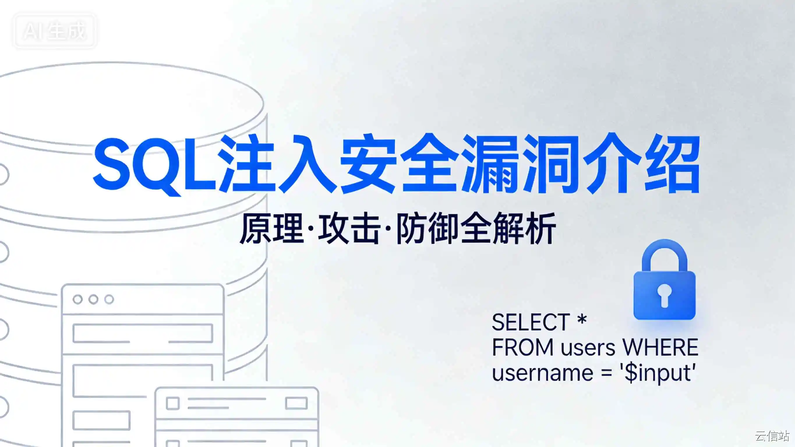 SQL 注入安全漏洞介绍